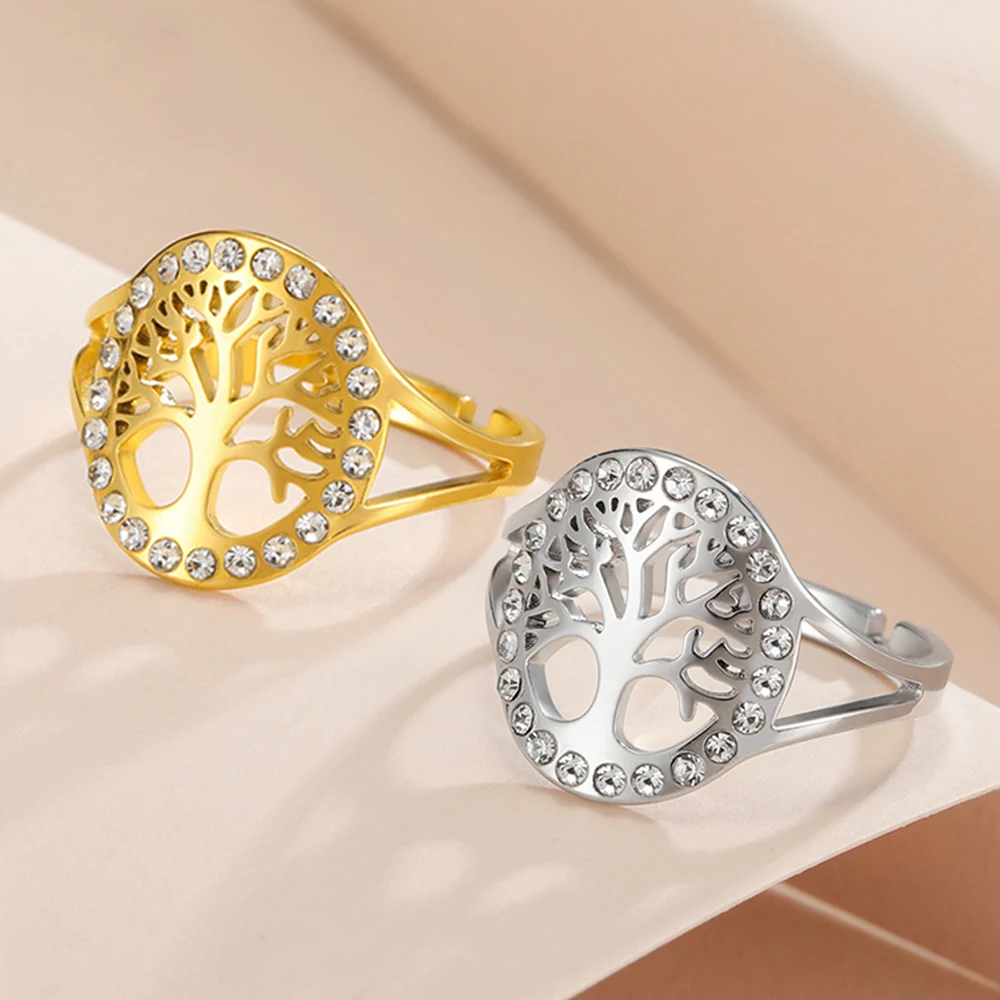 Bague Arbre de Vie Diamants femme