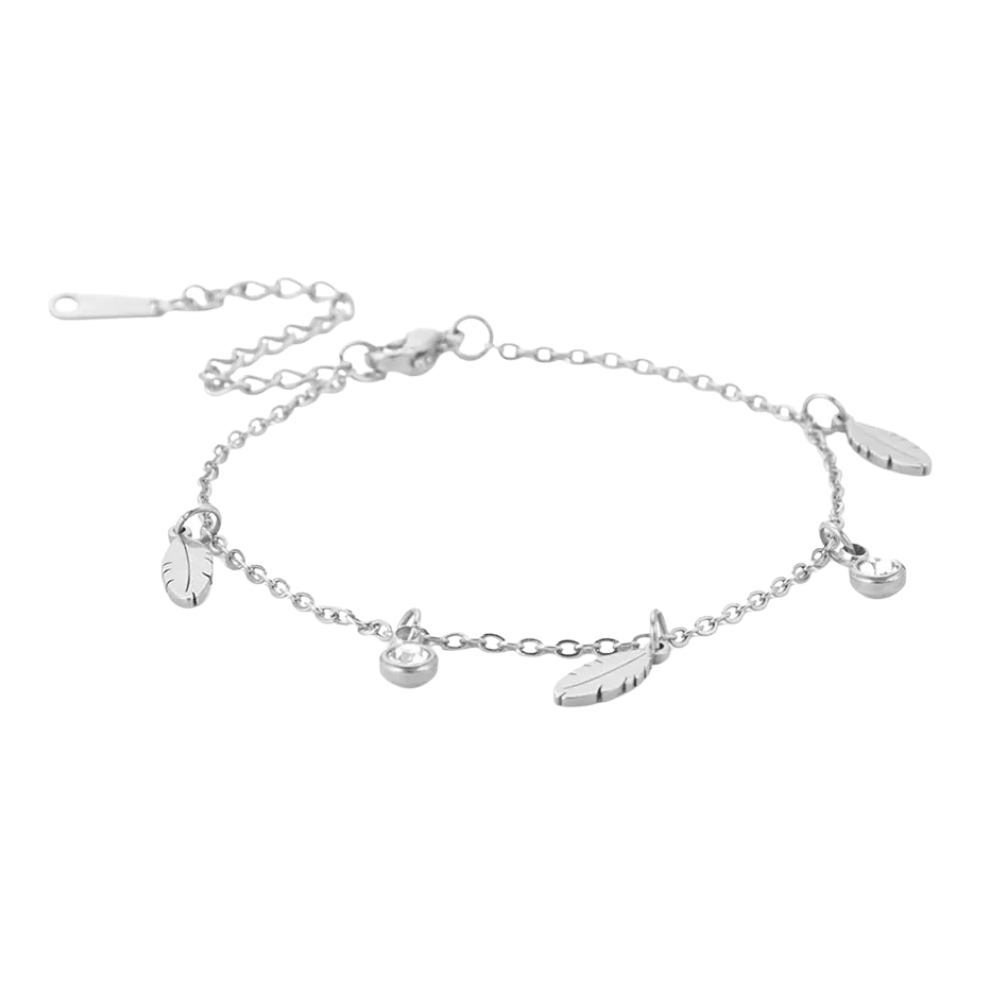 Bracelet de Plume argent