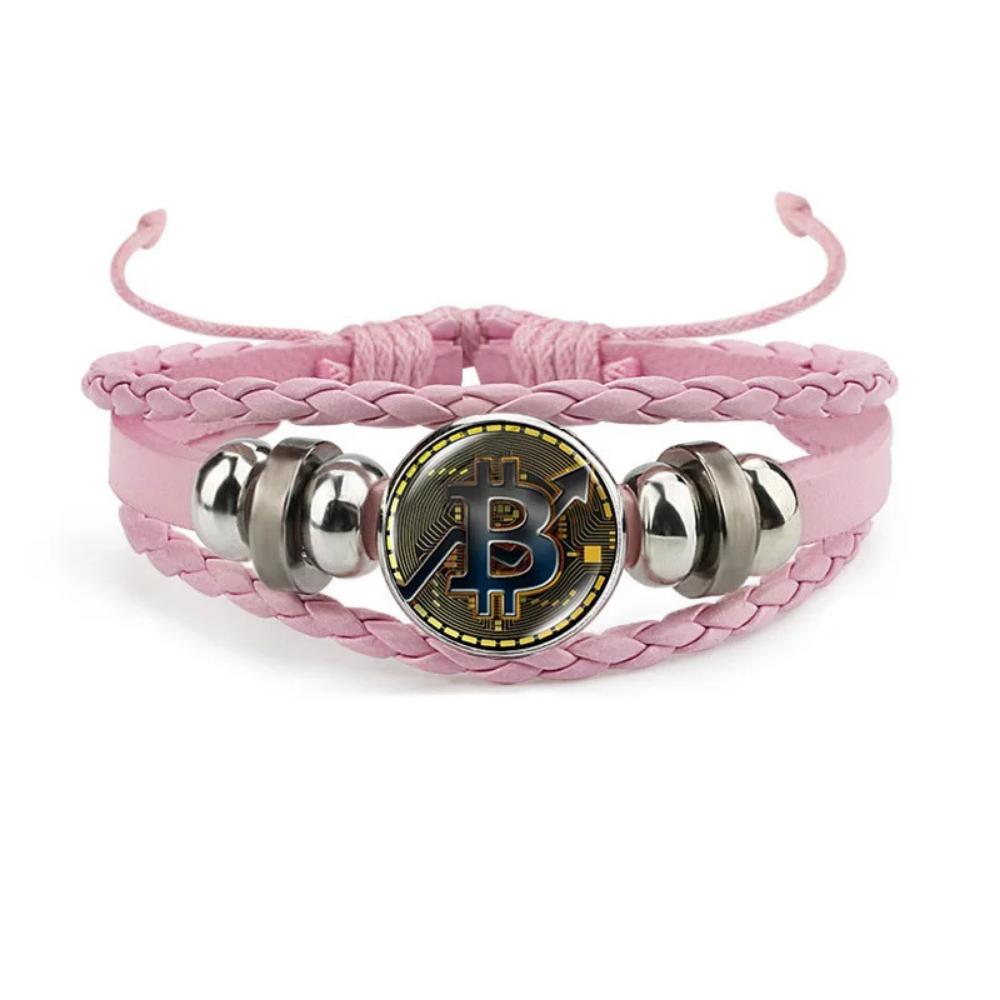 Bracelet Bitcoin Rose