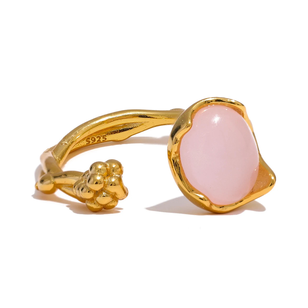 Bague Originale Quartz Rose