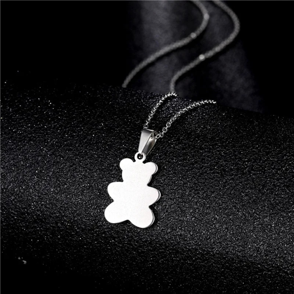 Collier Ourson Minimaliste argent