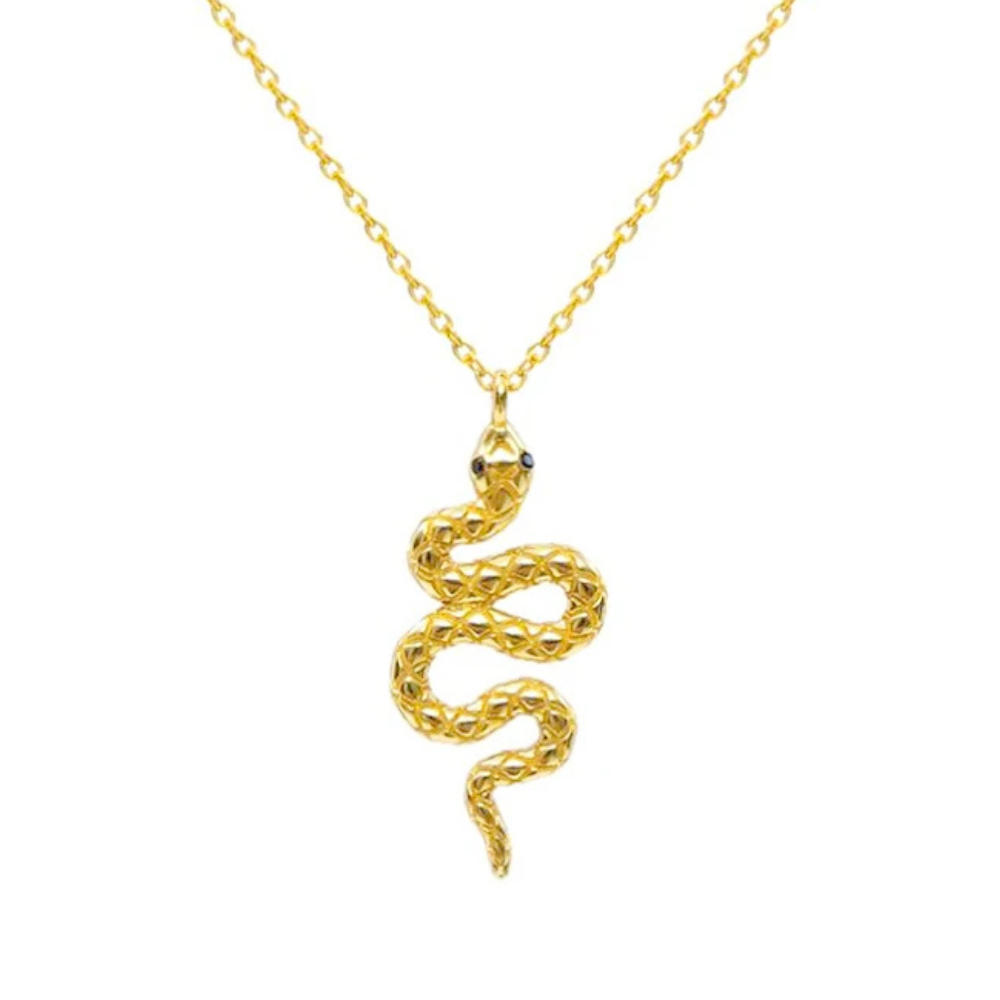 Collier Pendentif Serpent