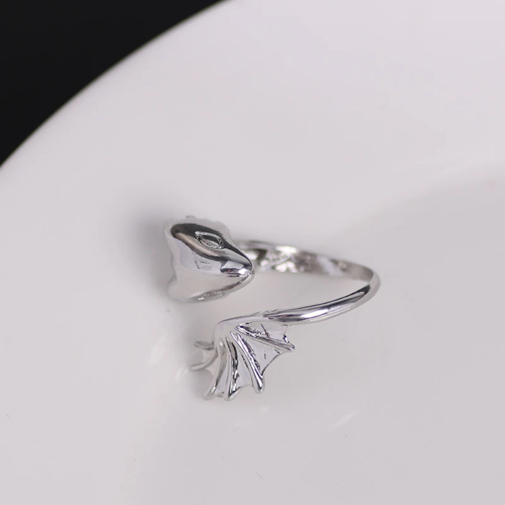 Bague Dragon Acier Inoxydable