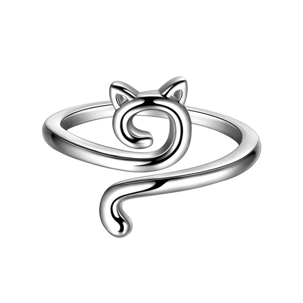 Bague Chat Minimaliste