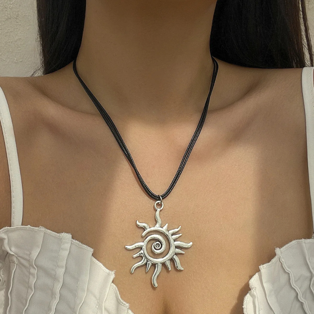 Collier Soleil Corde