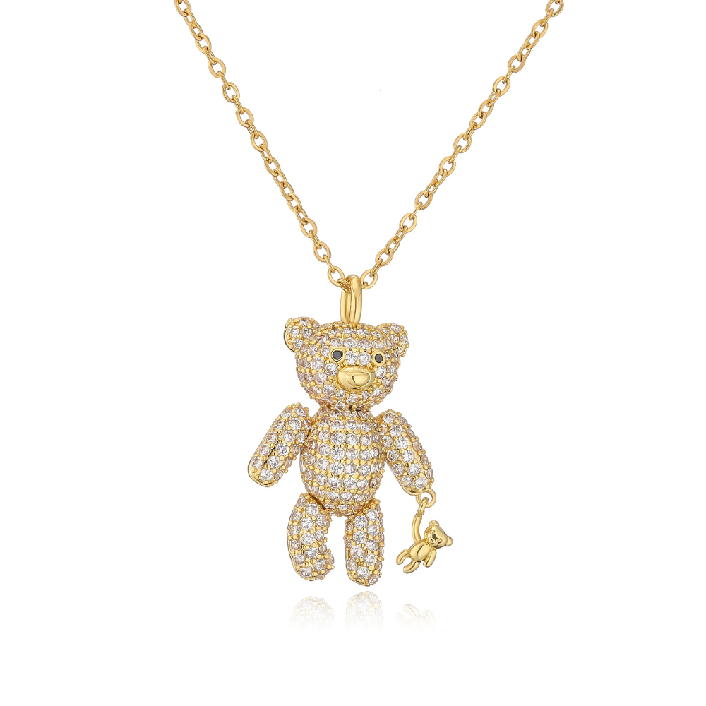Collier Pendentif Ourson
