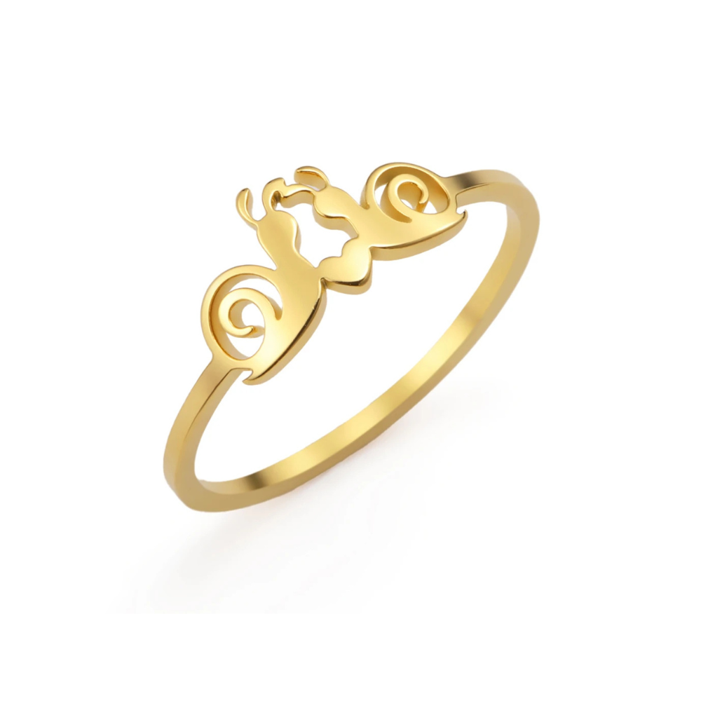 Bague Escargot amour
