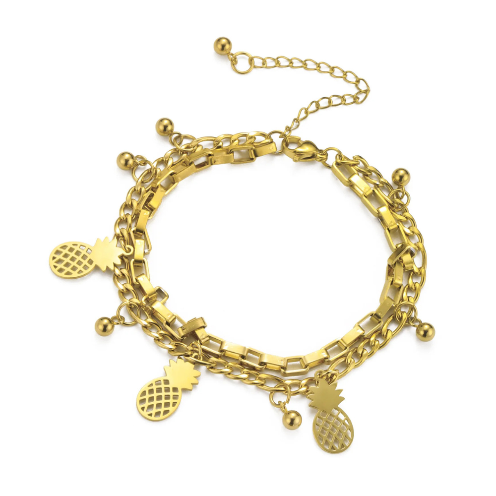 Bracelet Trois Ananas