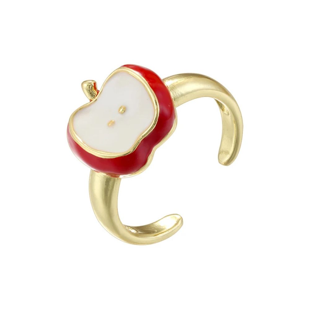 Bague Pomme Croquée