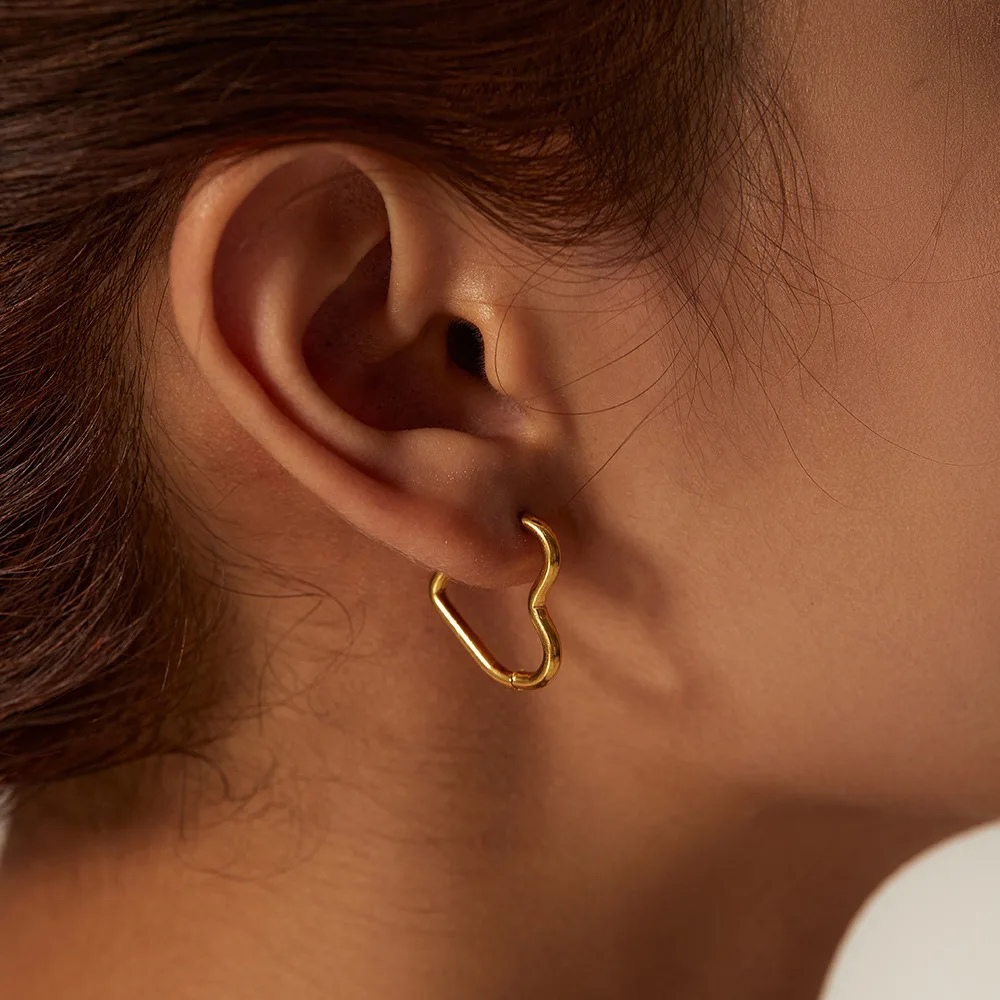 Boucles d'Oreilles Cœur Design