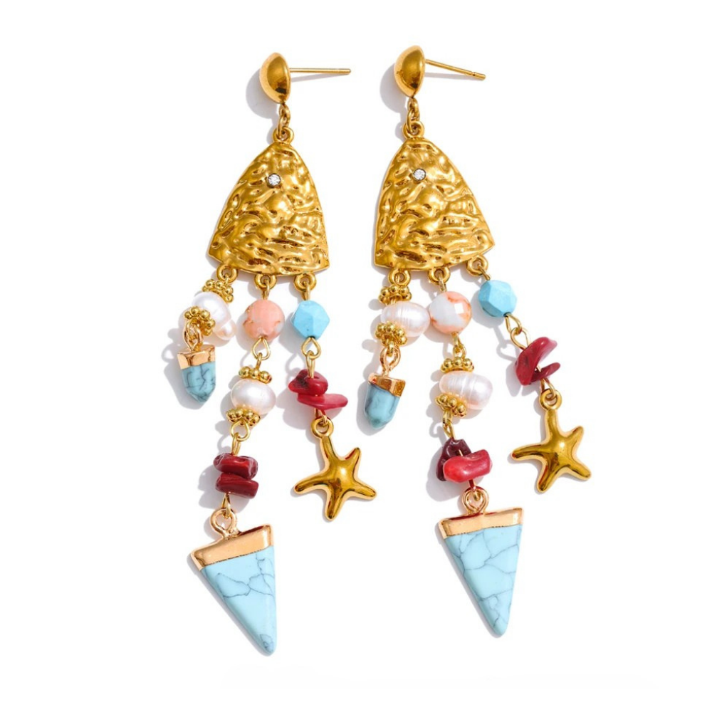 Boucles d'Oreilles Coquillage Originale