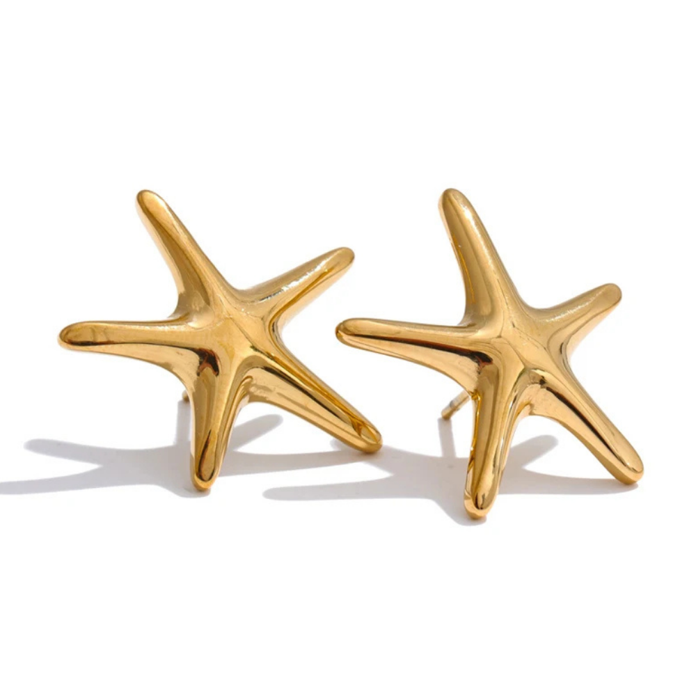Boucles d'Oreilles Étoile de Mer Femme