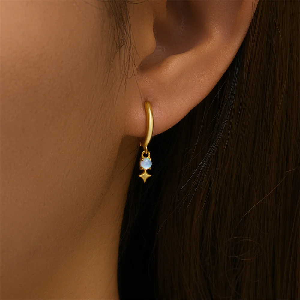 Boucles d'Oreilles Étoile Design