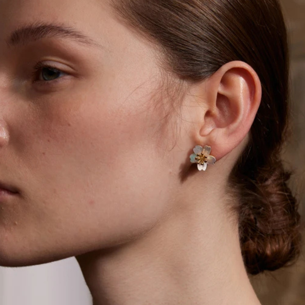 Boucles d'Oreilles Fleur Cerisier