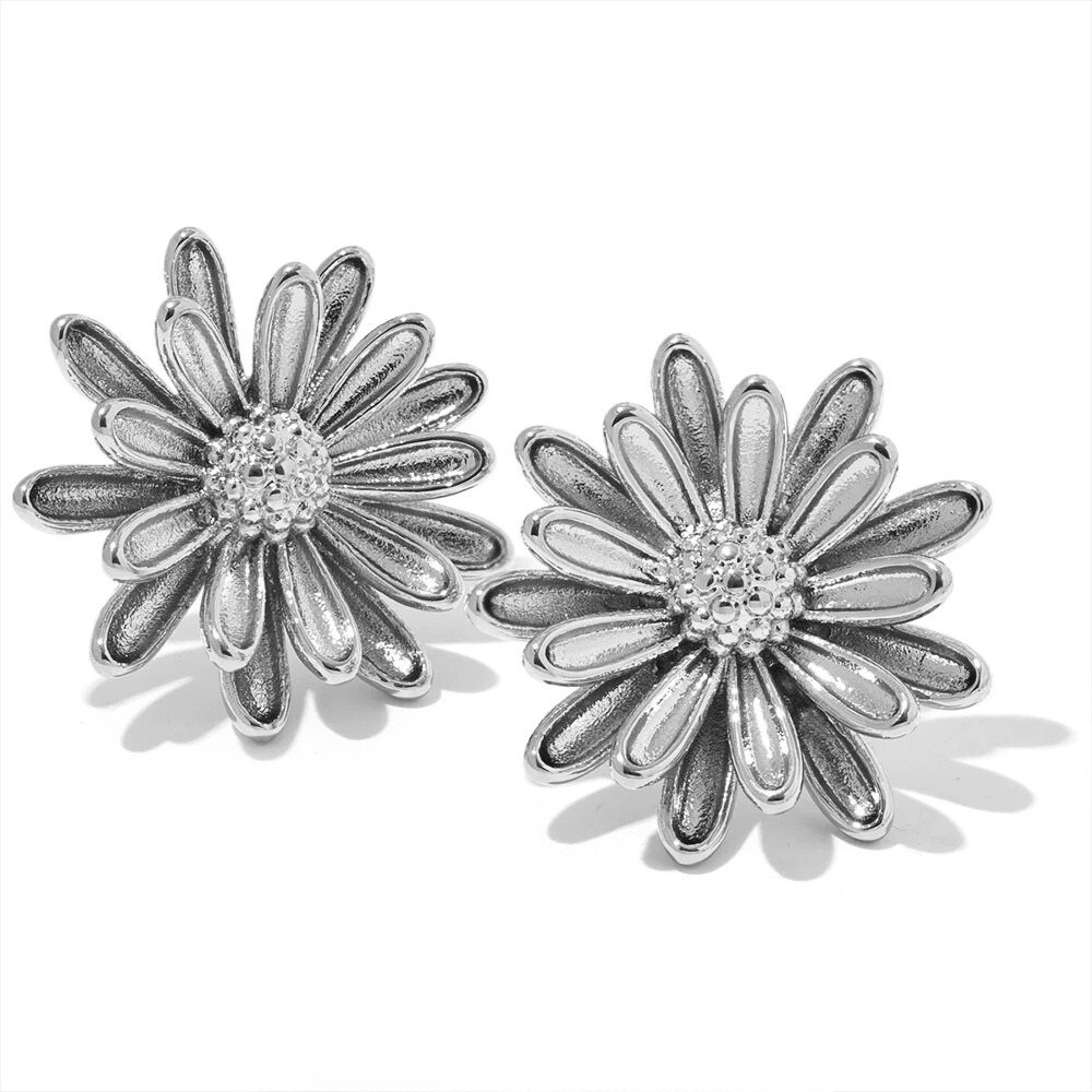 Boucles d'Oreilles Fleur Soleil