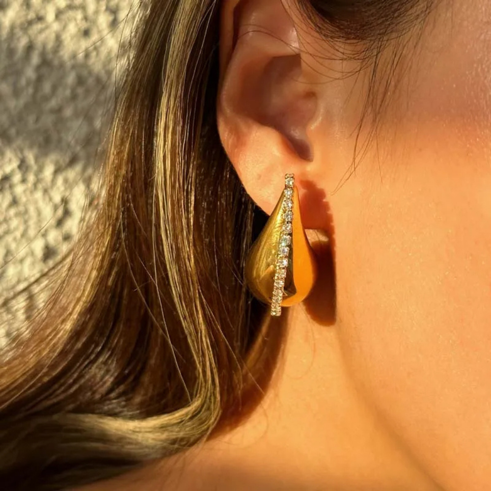 Boucles d'Oreilles Goutte Design