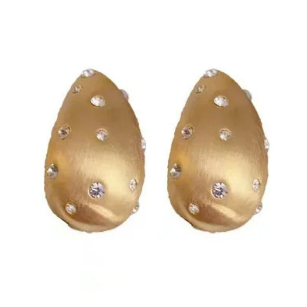 Boucles d'Oreilles Goutte Matte