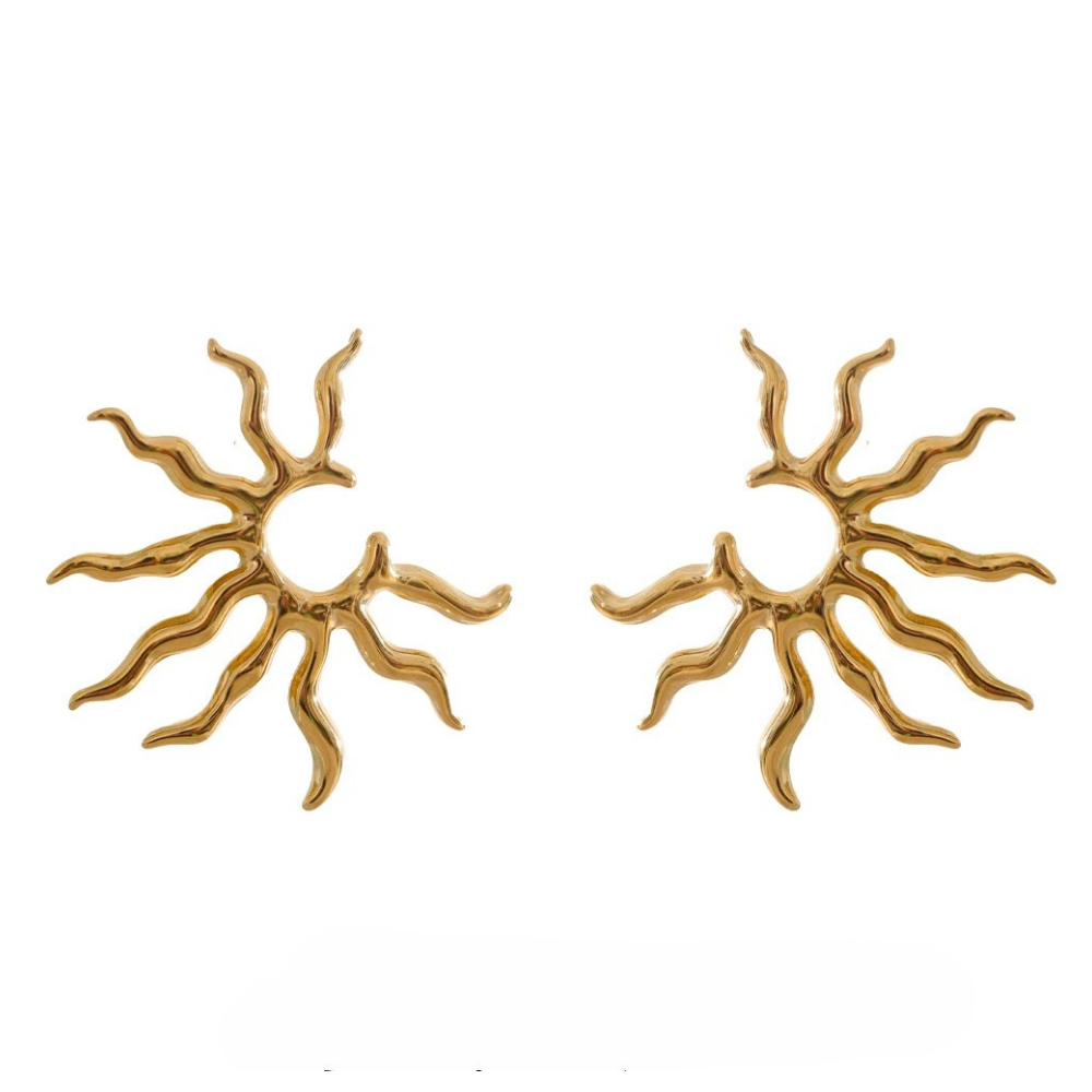 Boucles d'Oreilles Soleil Design