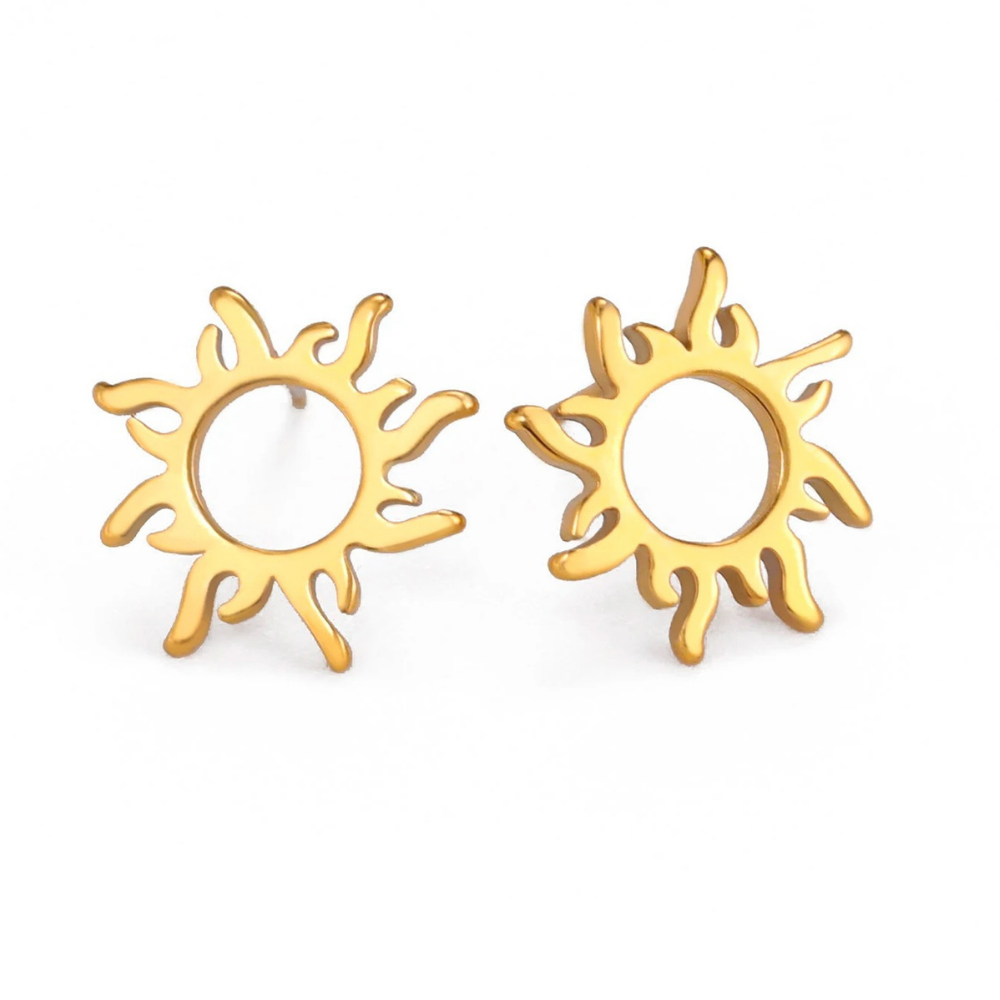 Boucles d'Oreilles Mini Soleil
