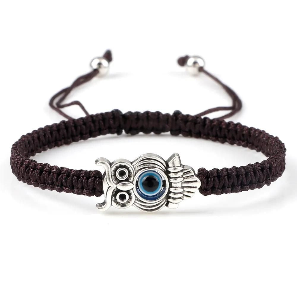 Bracelet Hibou noir