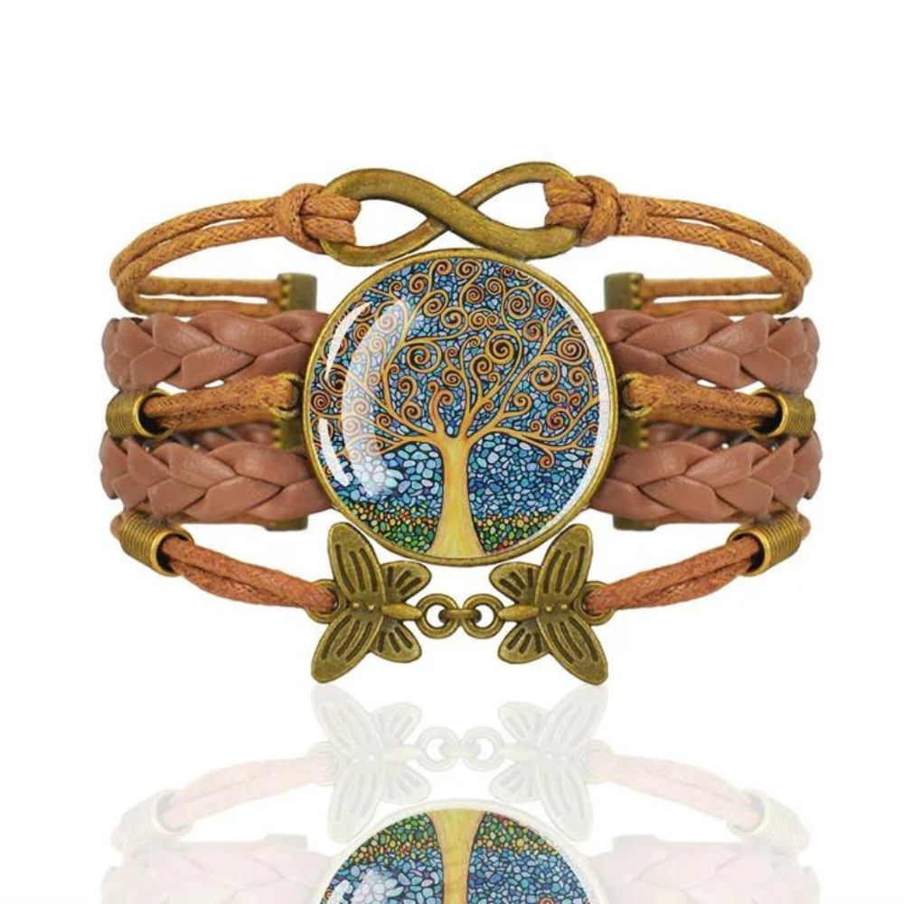 Bracelet Arbre de Vie Cuir