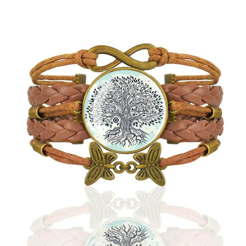 Bracelet Arbre de Vie Cuir