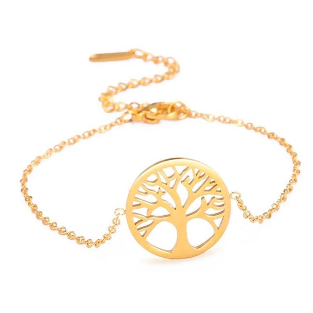 Bracelet Arbre de Vie Plaqué Or
