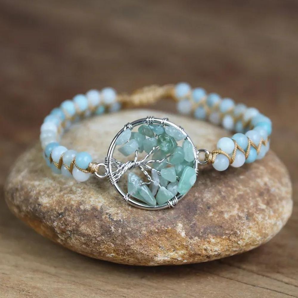 Bracelet Arbre de Vie Turquoise