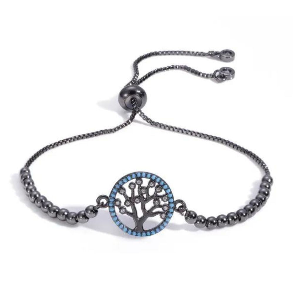 Bracelet Arbre de Vie Noir