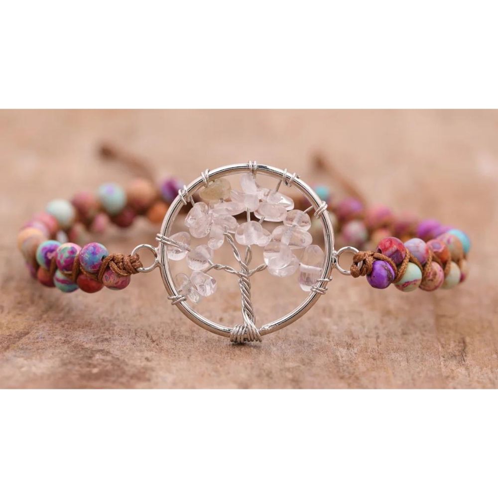 Bracelet Macramé couleur arbre