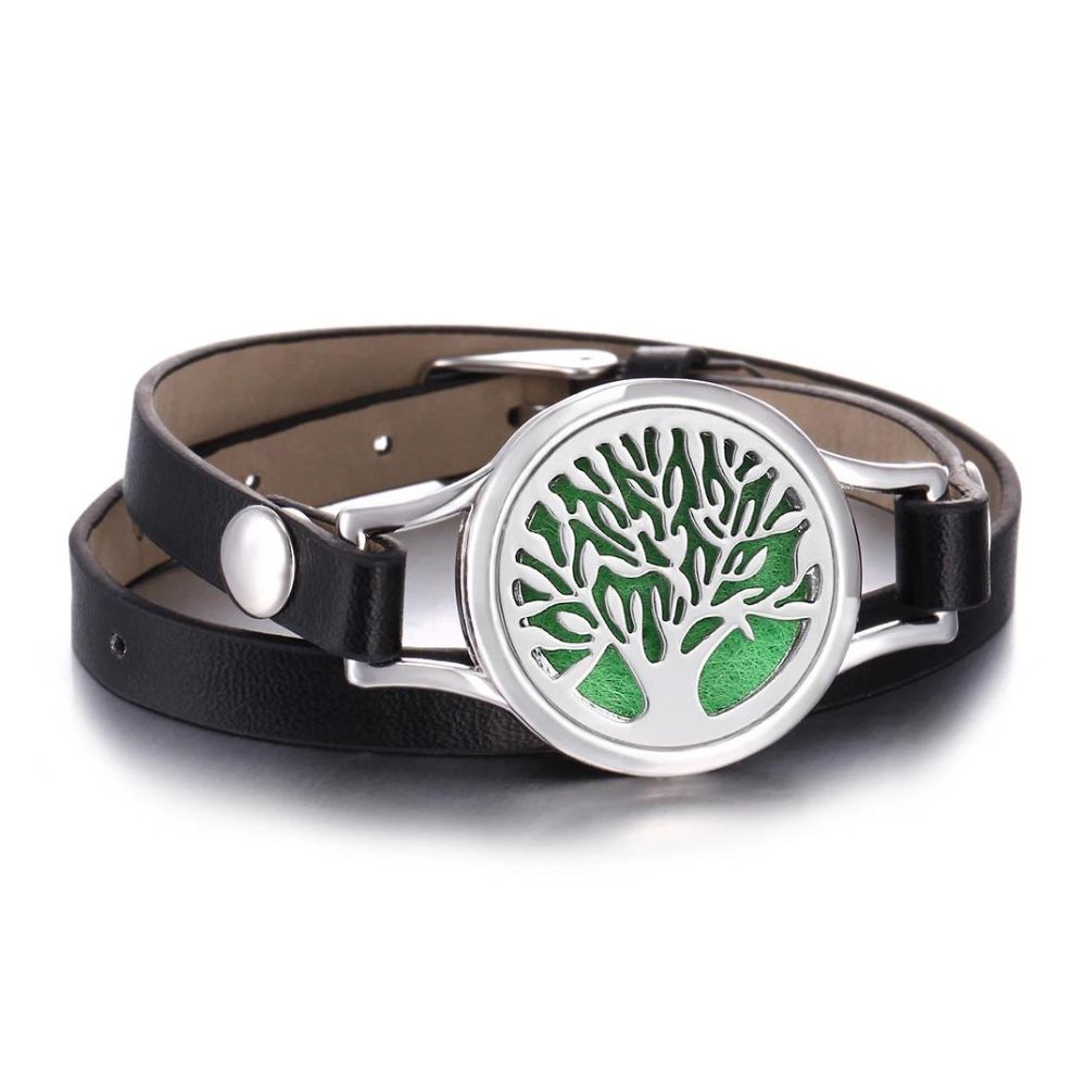 Bracelet Arbre de Vie cuir