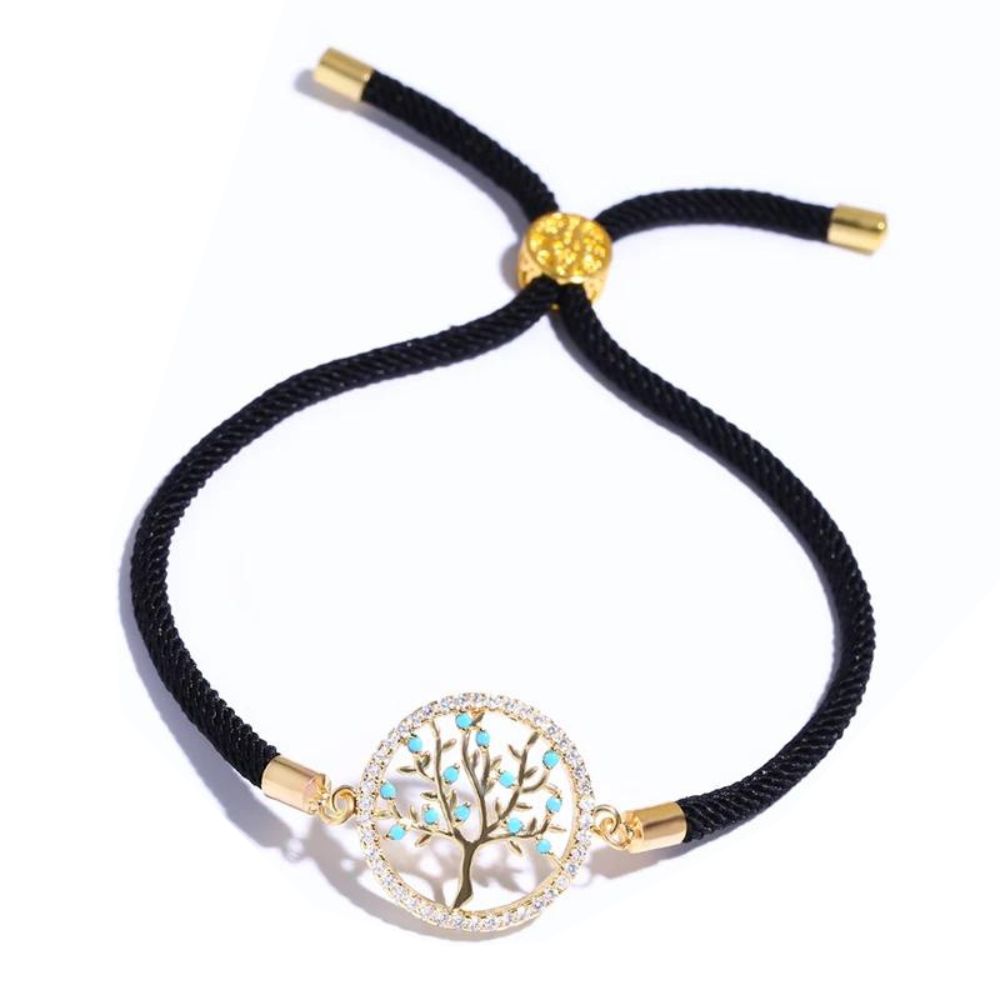 Bracelet Arbre de Vie Noir
