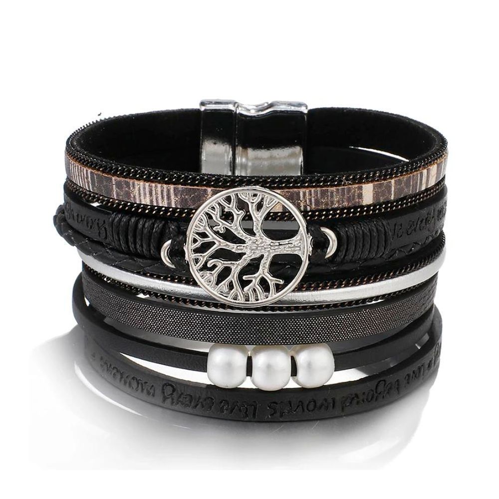 Bracelet Arbre noir