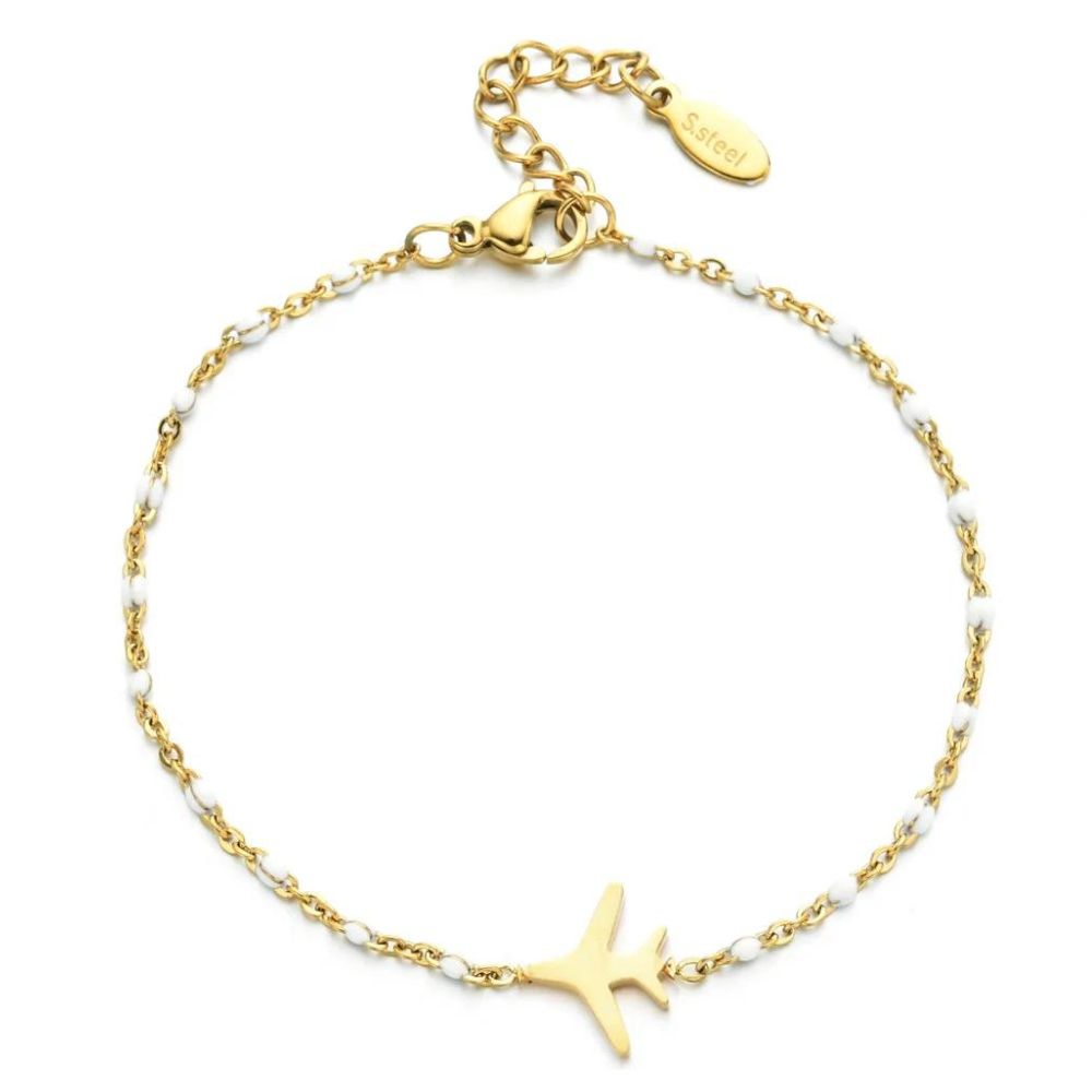 Bracelet Avion blanc