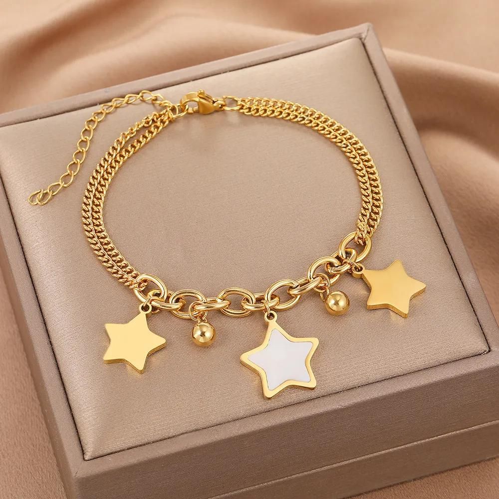 Bracelet Breloque Étoile