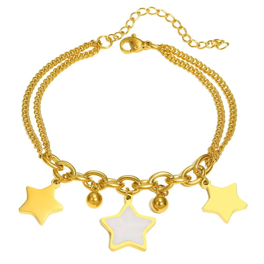 Bracelet Breloque Étoile