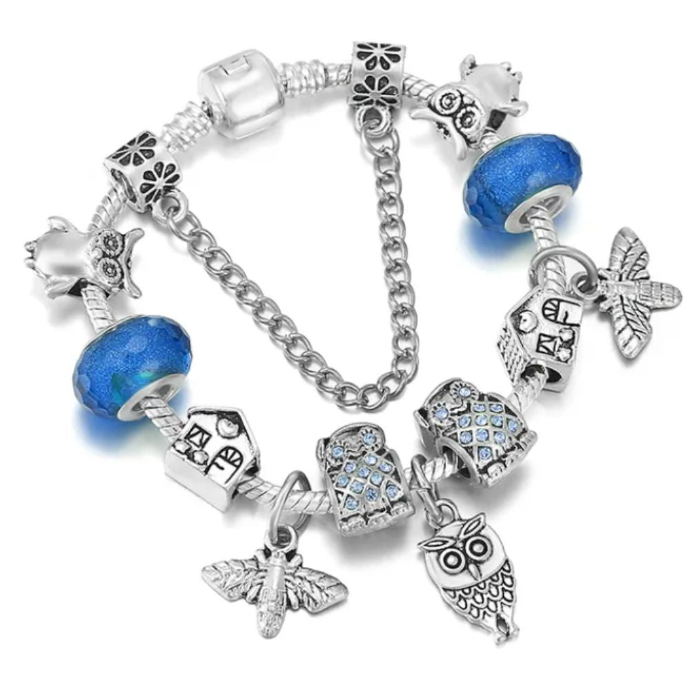 Bracelet Breloque Hibou