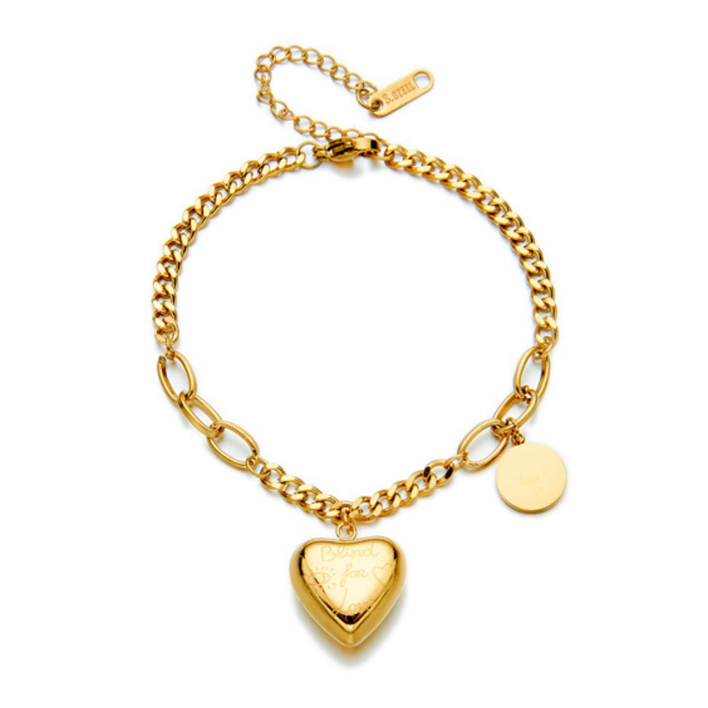 Bracelet Chaine Coeur