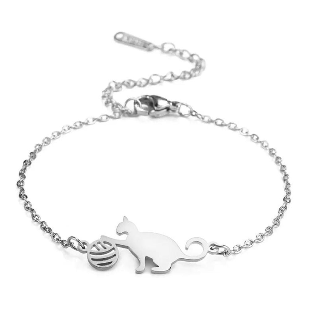 bracelet chat pelote