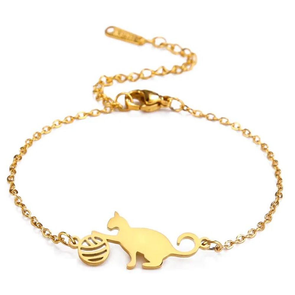 bracelet chat pelote