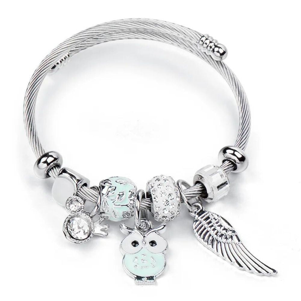 Bracelet Chouette Breloque