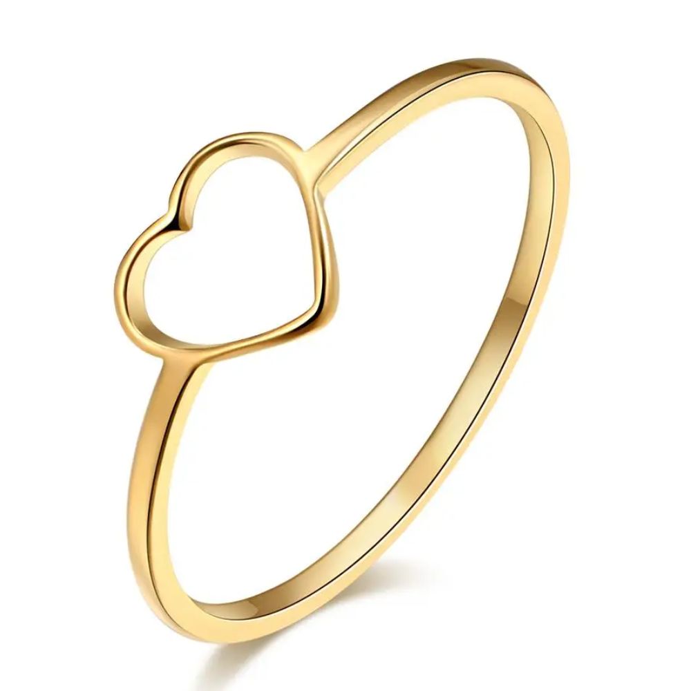 Bague Cœur Acier
