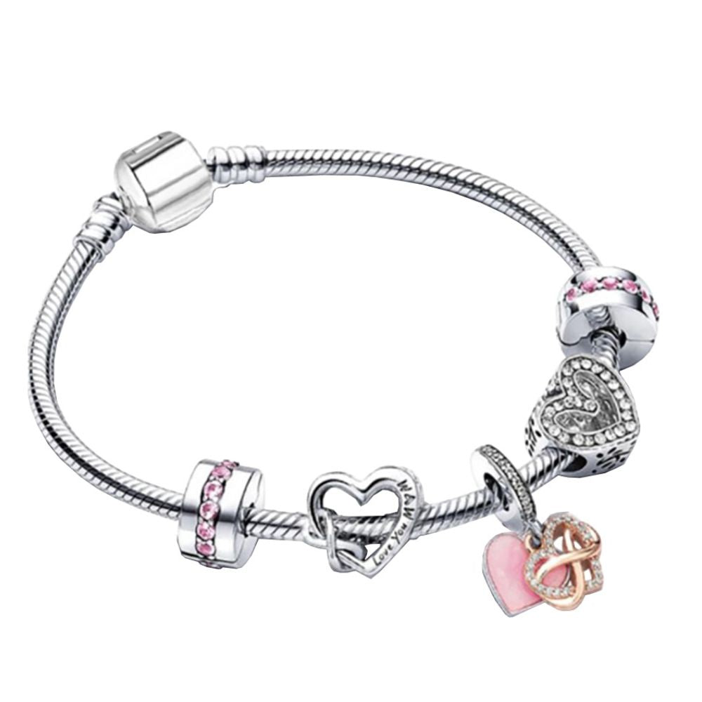 Bracelet Coeur Argent