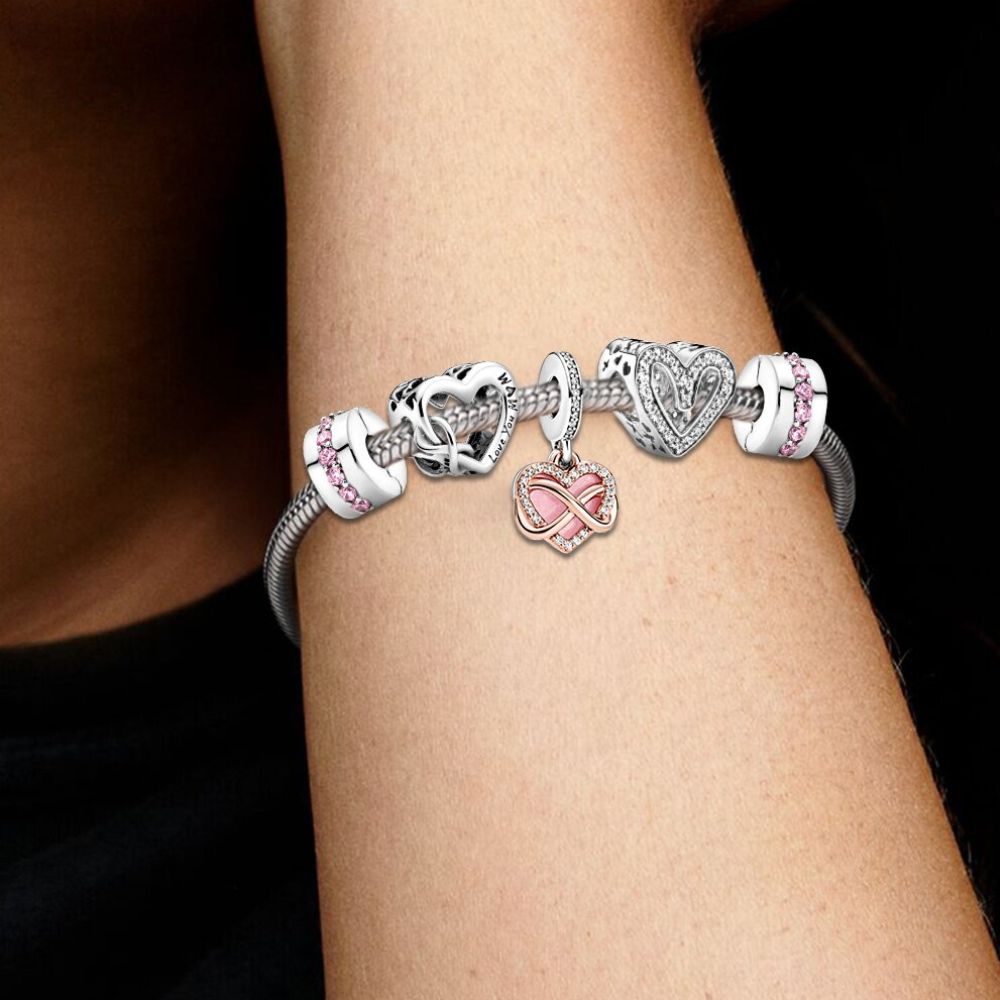 Bracelet Coeur Argent