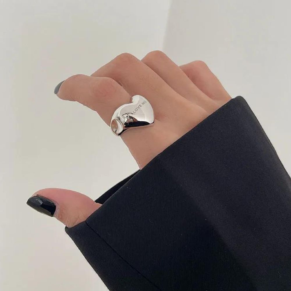 Bague Cœur Love Me Acier