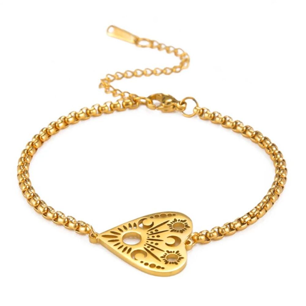 Bracelet Cœur Motifs