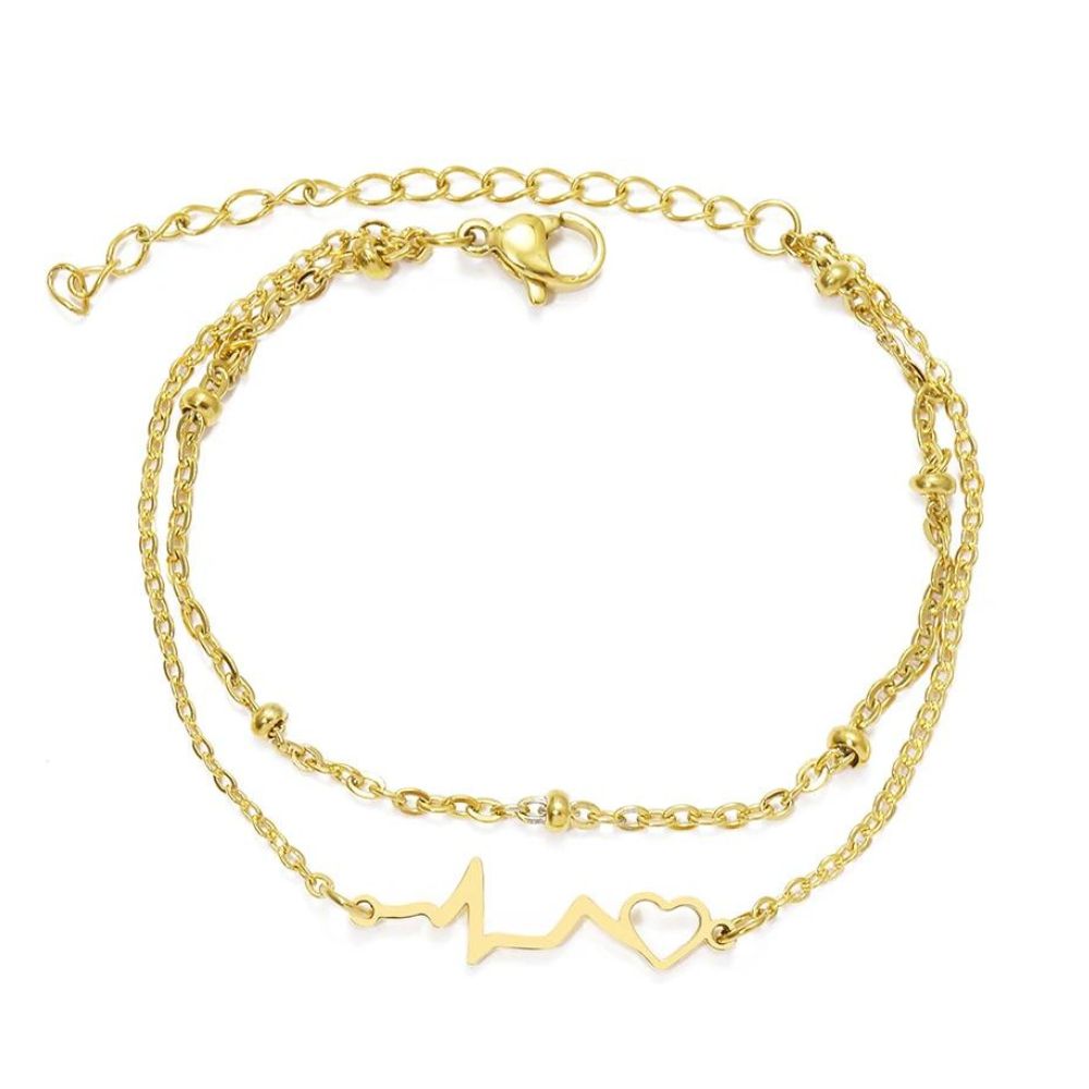 Bracelet Coeur Ondes