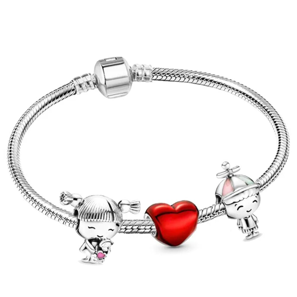 bracelet coeur original pour couple