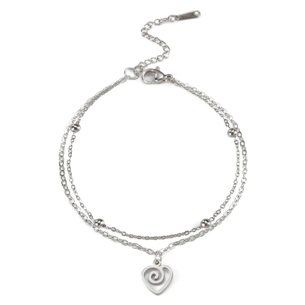 Bracelet Coeur Spiral