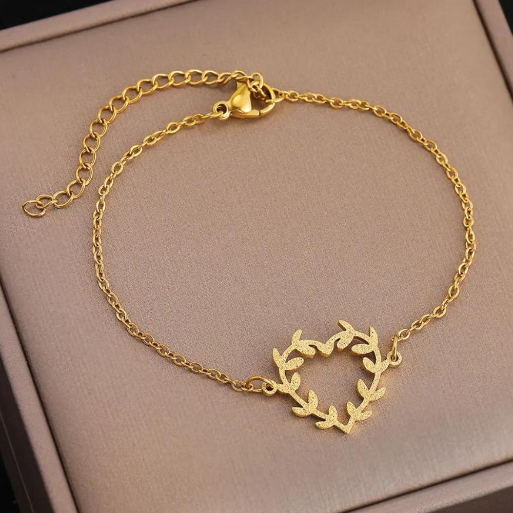 bracelet couronne coeur